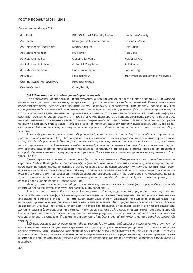 ГОСТ Р ИСО/HL 7 27951-2016, страница 429